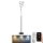 Candeeiro de chão LED com regulação LED/50W/230V 3000-6500K antracite + comando