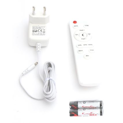 Candeeiro de chão LED com regulação LED/9W/230V 3000-6500K branco + comando