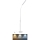 Candeeiro de chão LED com regulação SIGNUS LED/10W/230V 3000/4500/6500K branco