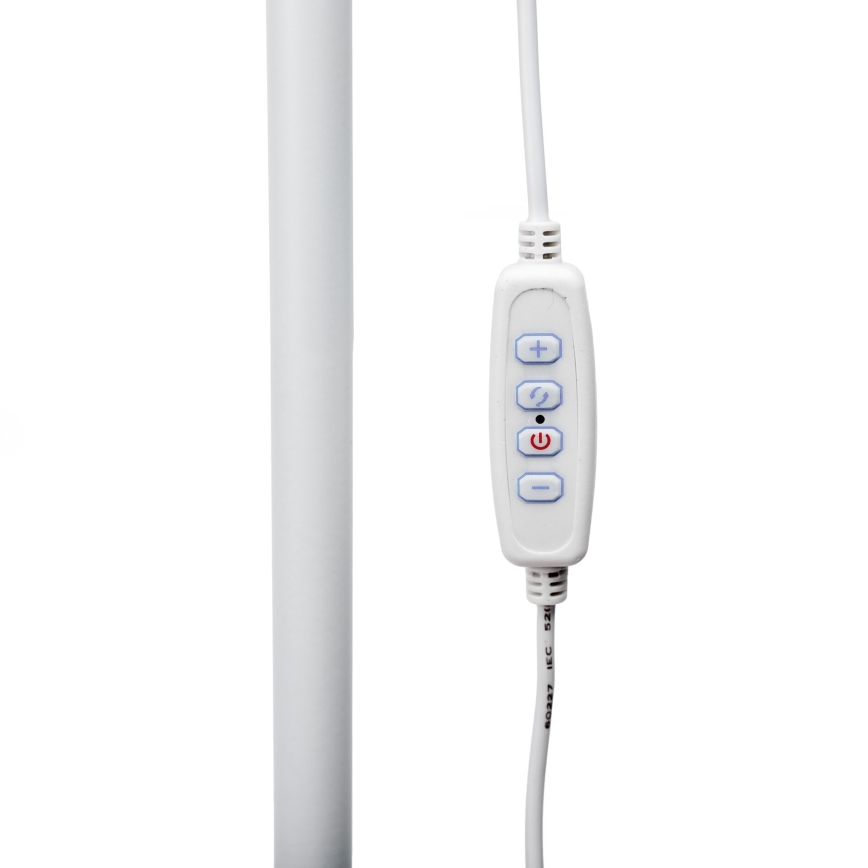 Candeeiro de chão LED com regulação SIGNUS LED/10W/230V 3000/4500/6500K branco