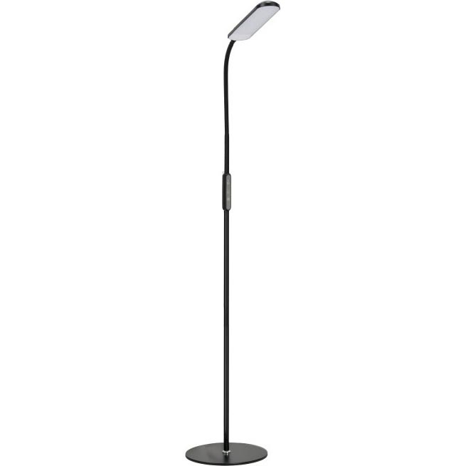 Candeeiro de chão LED com regulação TEILO LED/10W/230V 3000/4000/6500K preto + comando