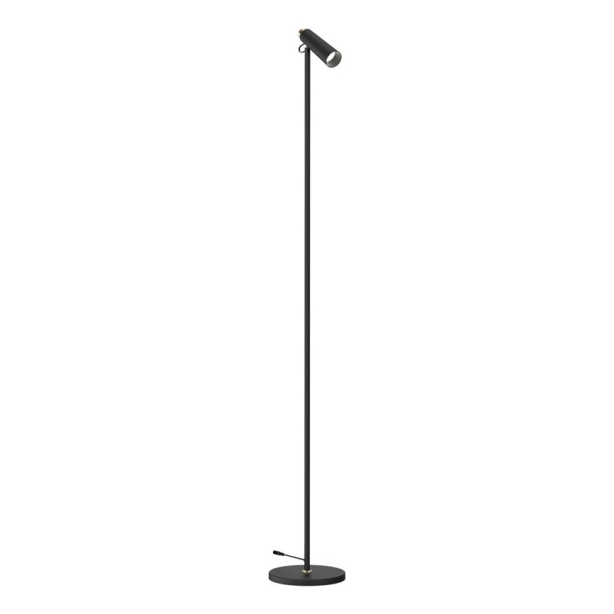 Candeeiro de chão LED com regulação TIT LED/6W/230V preto