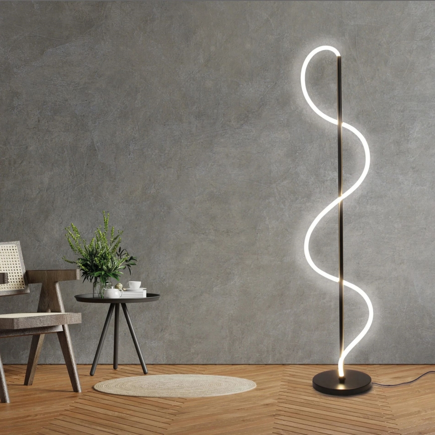 Candeeiro de chão LED EMMA LED/36W/230V preto