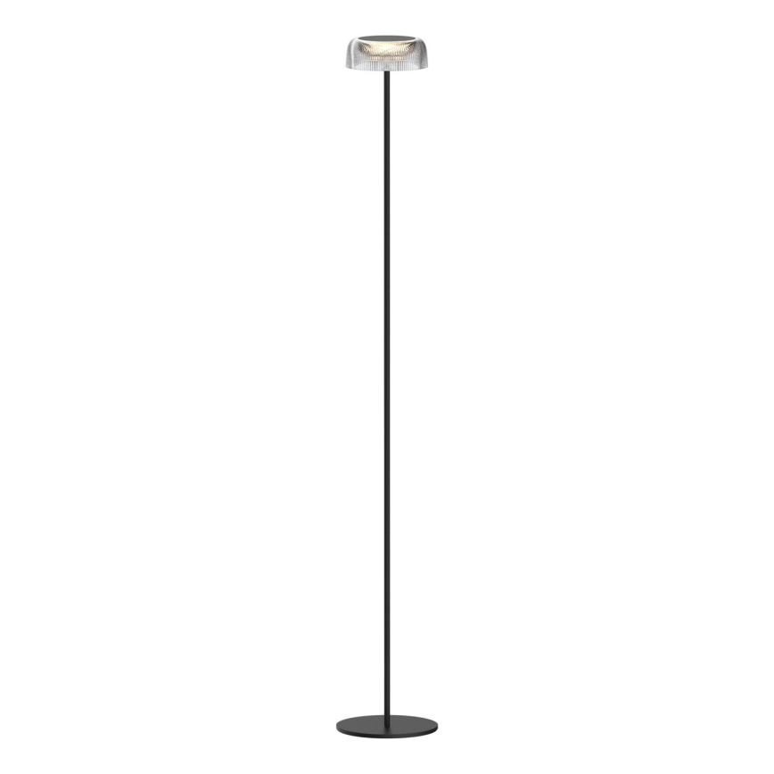 Candeeiro de chão LED para exterior tátil com regulação TRYPOLIS LED/2W/5V USB 1800 mAh IP44 preto