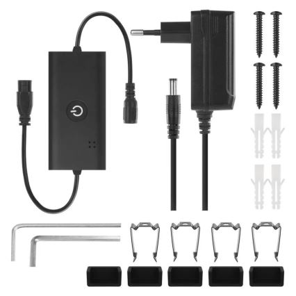Candeeiro de chão LED RGBIC com regulação GoSmart LED/20W/230V 2700K Wi-Fi Tuya