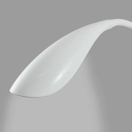 Candeeiro de chão LED SWAN LED/6,5W/230V branco