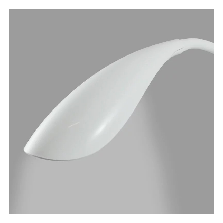 Candeeiro de chão LED SWAN LED/6,5W/230V branco
