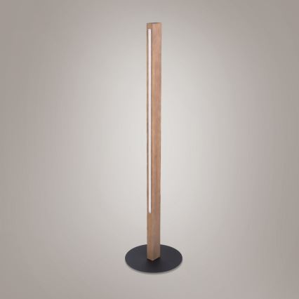 Candeeiro de chão LED TEO LED/30W/230V madeira