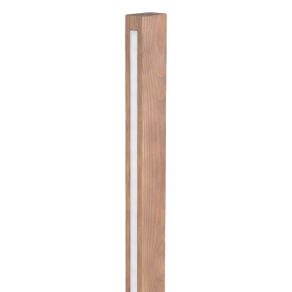Candeeiro de chão LED TEO LED/30W/230V madeira