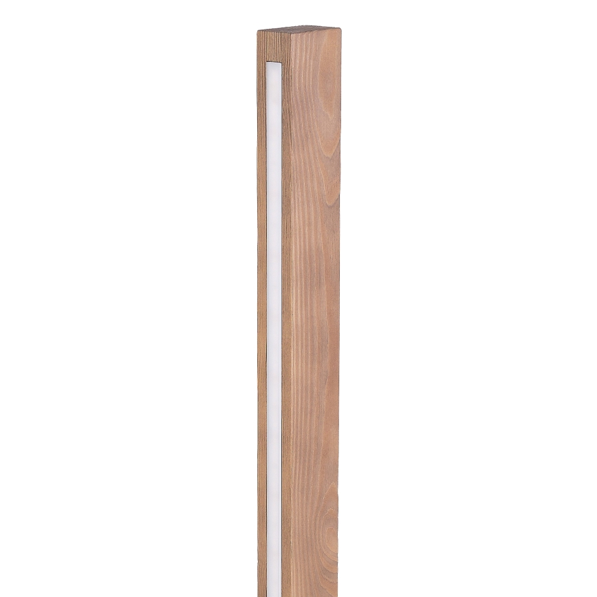 Candeeiro de chão LED TEO LED/30W/230V madeira