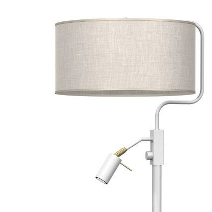 Candeeiro de chão LINO 1xE27/40W/230V + 1xGU10-MR11/7W