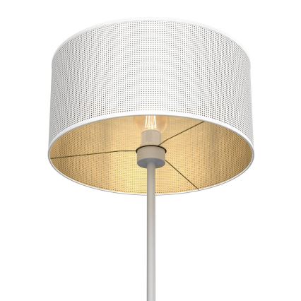 Candeeiro de chão LOFT SHADE 1xE27/60W/230V branco/dourado