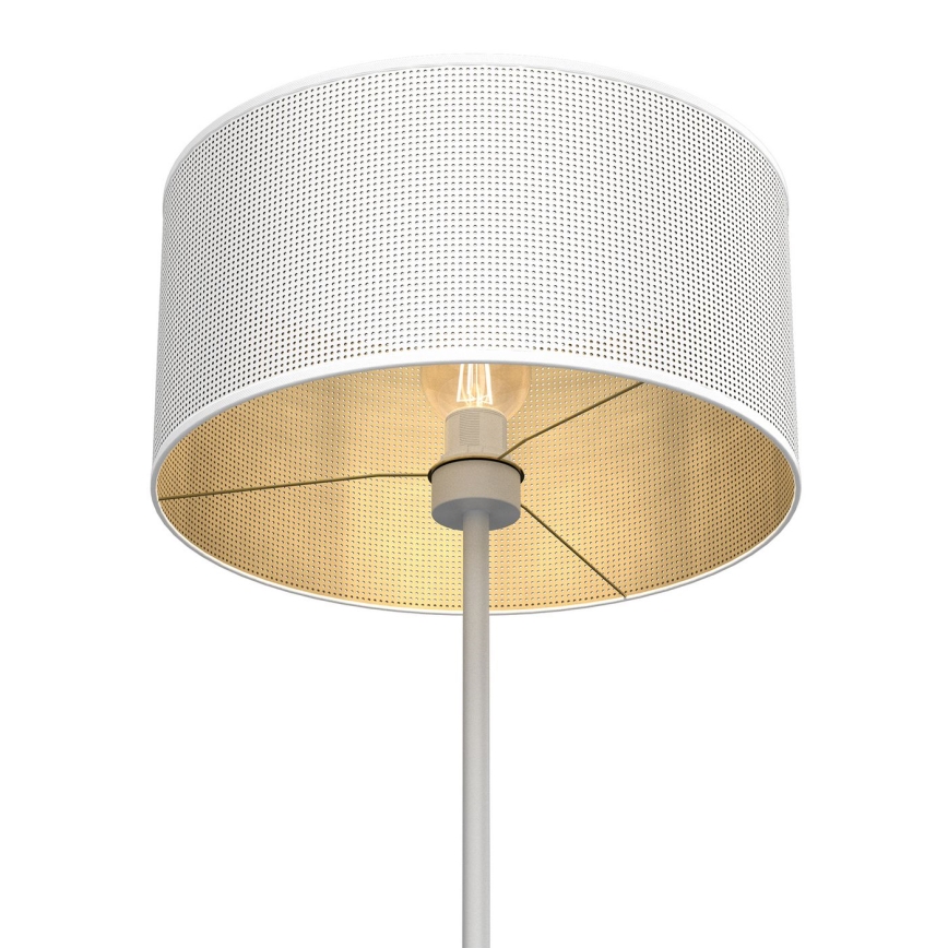 Candeeiro de chão LOFT SHADE 1xE27/60W/230V branco/dourado