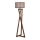 Candeeiro de chão MACKA 1xE27/60W/230V bege/castanho