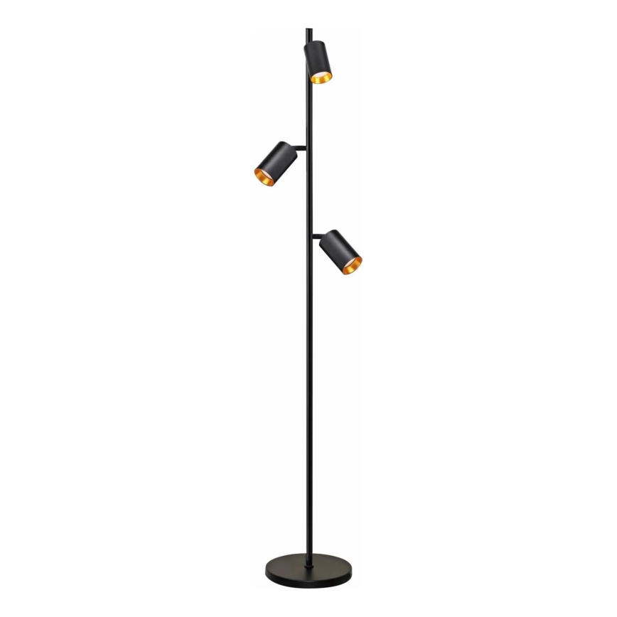 Candeeiro de chão MARIBEL 3xGU10/12W/230V preto
