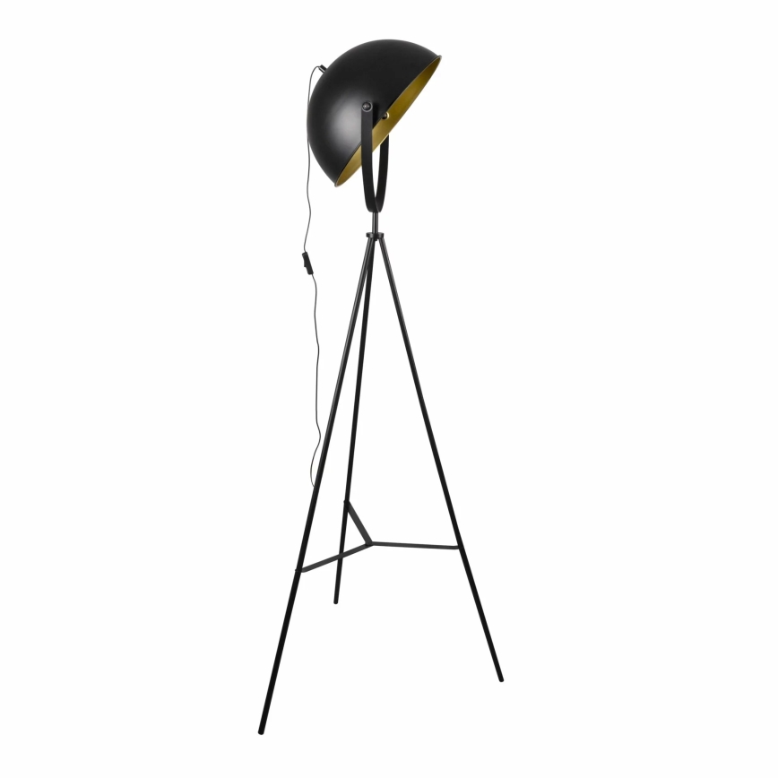 Candeeiro de chão MATYLDA 1xE27/20W/230V preto/dourado