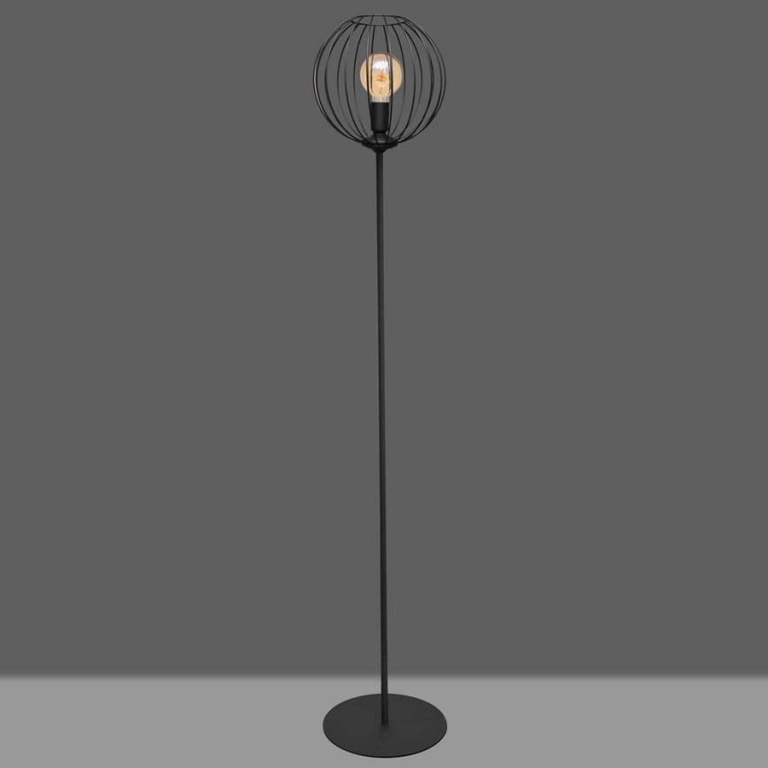 Candeeiro de chão MERCURE 1xE27/15W/230V preto