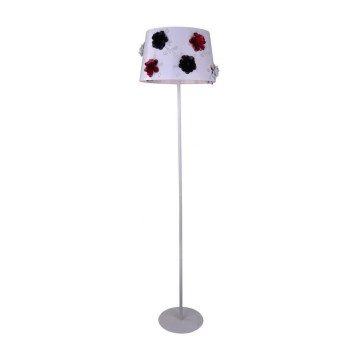Candeeiro de chão ROSA 3xE14/40W/230V branco