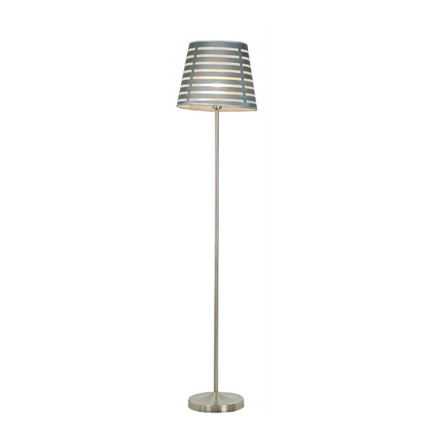 Candeeiro de chão SEGIN 1xE27/60W/230V cinzento/cromado brilhante