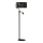 Candeeiro de chão SENSO 1xE27/40W/230V + 1xGU10/7W preto