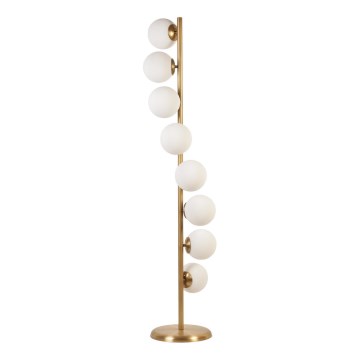 Candeeiro de chão SIMAY 8xE27/40W/230V dourado/branco