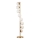 Candeeiro de chão SIMAY 8xE27/40W/230V dourado/branco