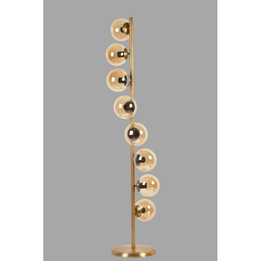Candeeiro de chão SIMAY 8xE27/40W/230V dourado