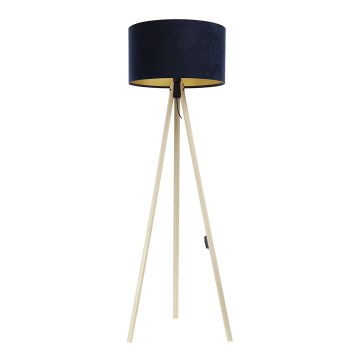 Candeeiro de chão STANDART 1xE27/60W/230V azul/bege
