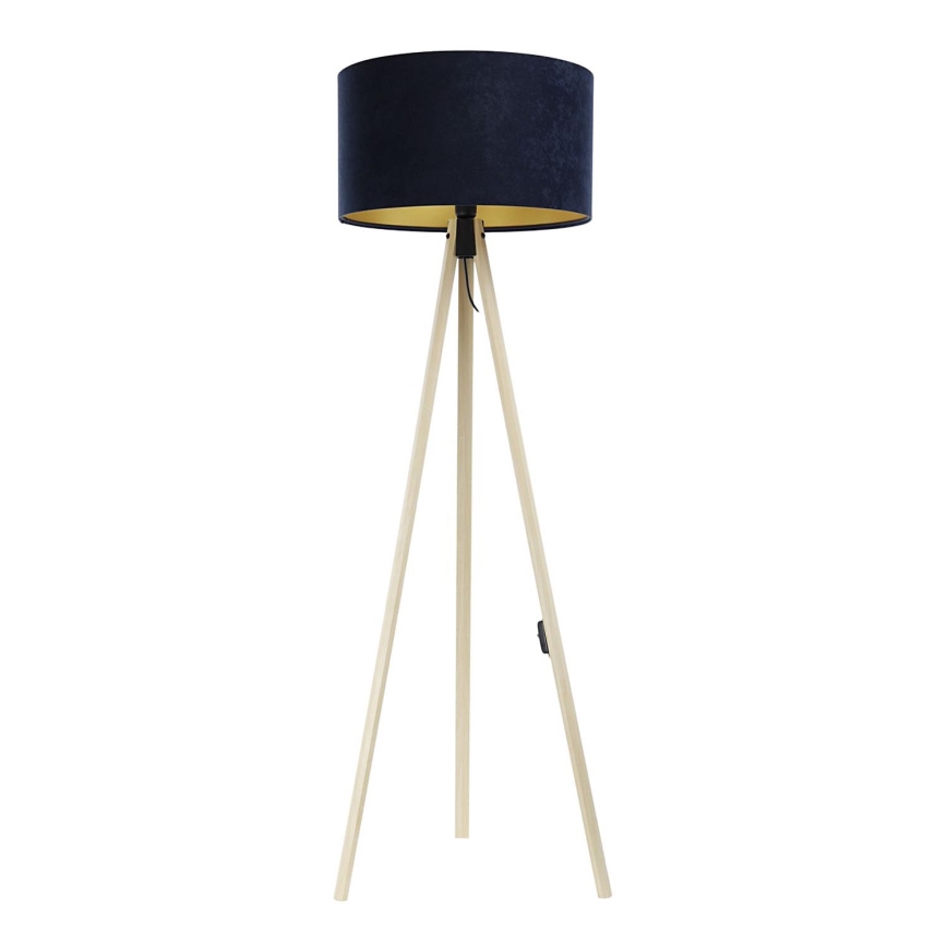 Candeeiro de chão STANDART 1xE27/60W/230V azul/bege