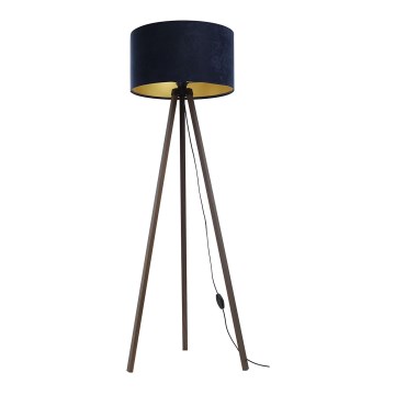 Candeeiro de chão STANDART 1xE27/60W/230V azul/castanho