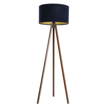 Candeeiro de chão STANDART 1xE27/60W/230V azul/castanho