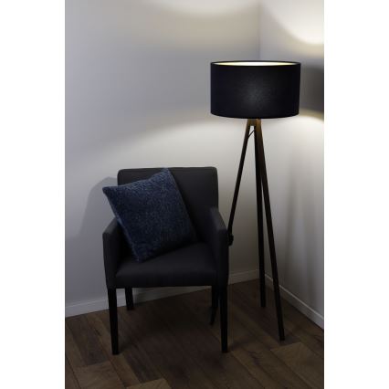 Candeeiro de chão STANDART 1xE27/60W/230V azul/castanho