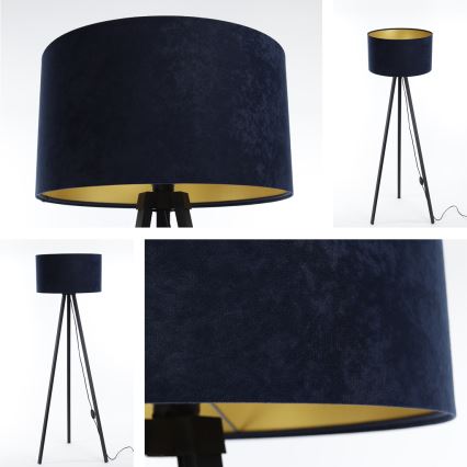 Candeeiro de chão STANDART 1xE27/60W/230V azul/preto
