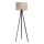 Candeeiro de chão STANDART 1xE27/60W/230V bege/castanho