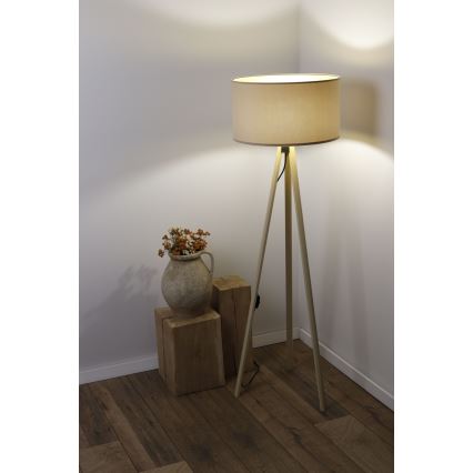 Candeeiro de chão STANDART 1xE27/60W/230V bege