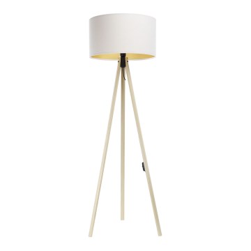 Candeeiro de chão STANDART 1xE27/60W/230V branco/bege
