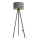 Candeeiro de chão STANDART 1xE27/60W/230V cinzento/castanho