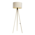 Candeeiro de chão STANDART 1xE27/60W/230V cremoso/bege