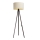 Candeeiro de chão STANDART 1xE27/60W/230V cremoso/castanho