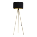 Candeeiro de chão STANDART 1xE27/60W/230V preto/bege