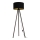 Candeeiro de chão STANDART 1xE27/60W/230V preto/castanho
