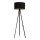 Candeeiro de chão STANDART 1xE27/60W/230V preto/castanho