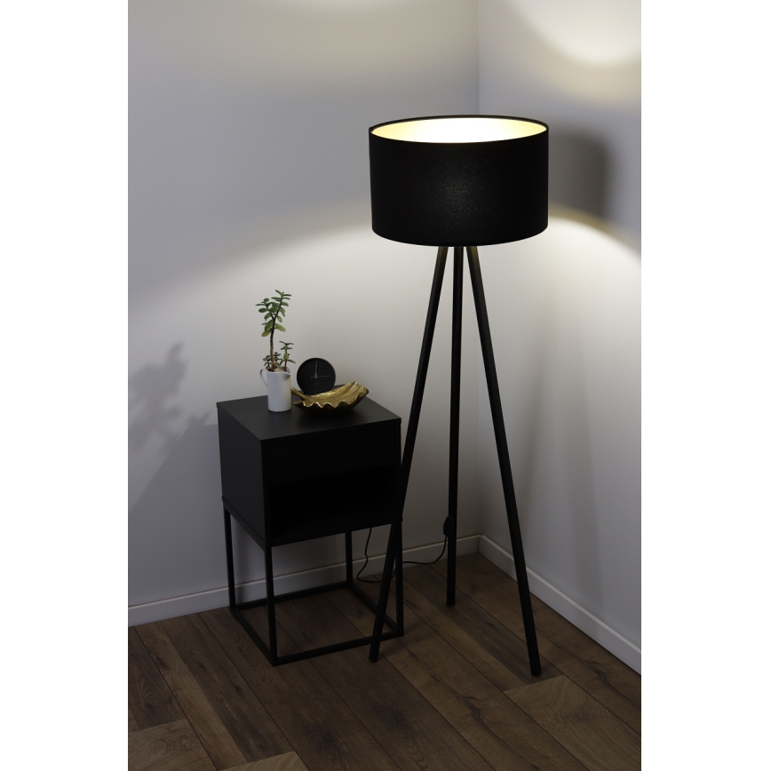 Candeeiro de chão STANDART 1xE27/60W/230V preto
