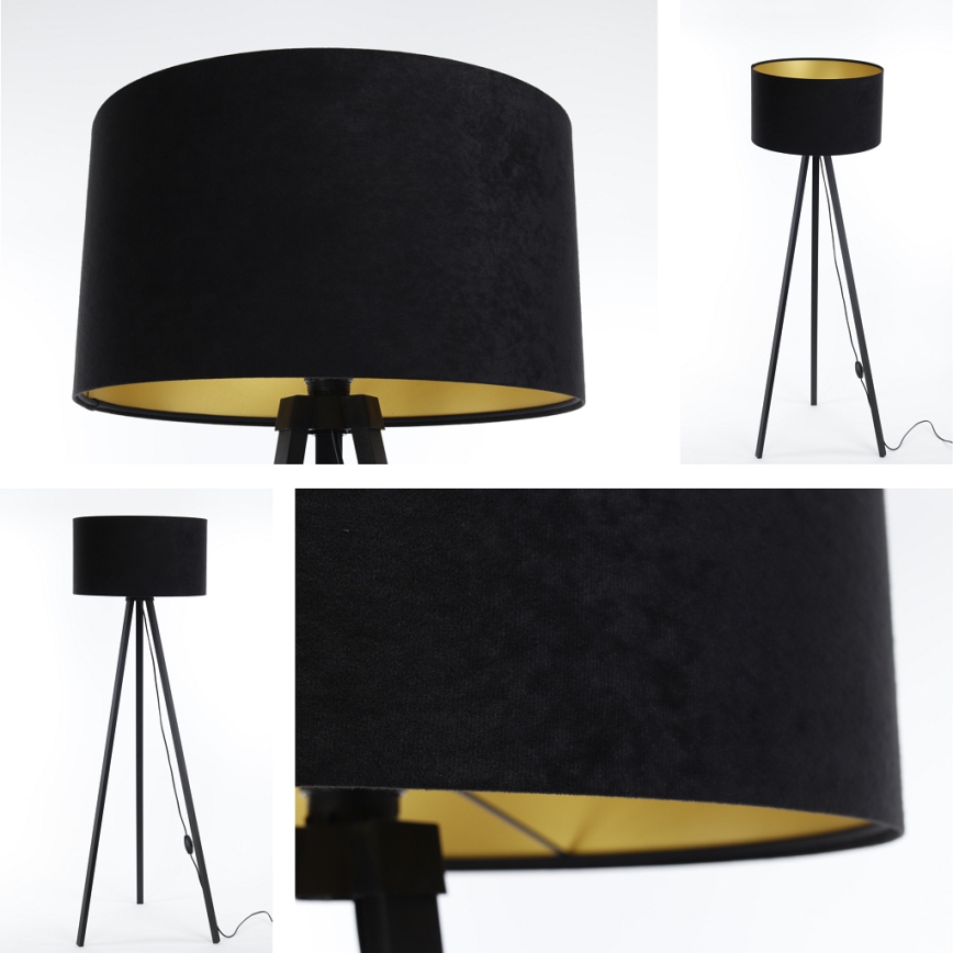 Candeeiro de chão STANDART 1xE27/60W/230V preto