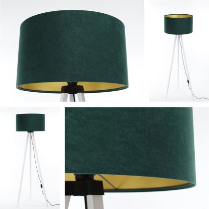 Candeeiro de chão STANDART 1xE27/60W/230V verde/branco