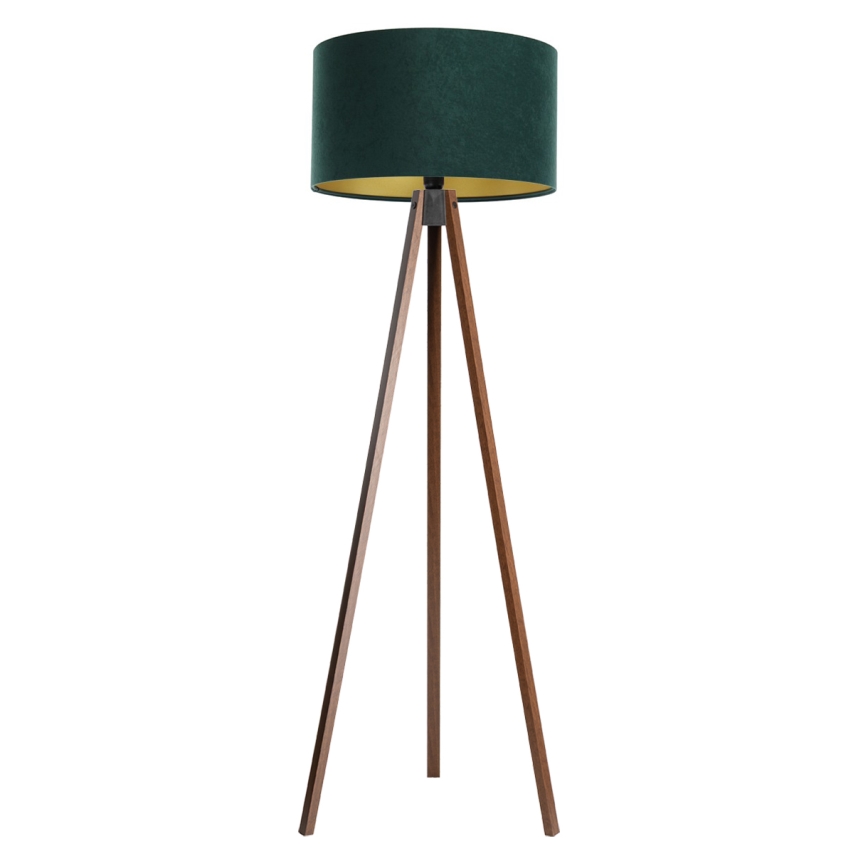 Candeeiro de chão STANDART 1xE27/60W/230V verde/castanho