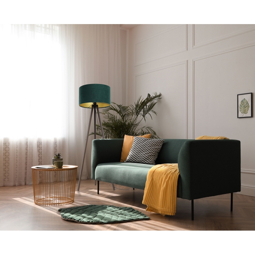 Candeeiro de chão STANDART 1xE27/60W/230V verde/castanho