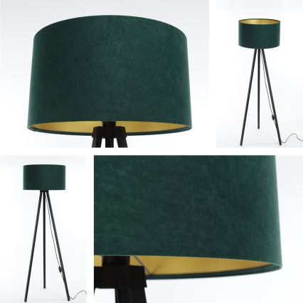 Candeeiro de chão STANDART 1xE27/60W/230V verde/preto