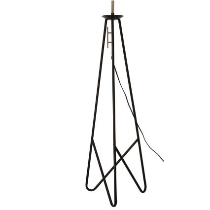 Candeeiro de chão TAFLO 1xE27/60W/230V branco/preto/dourado