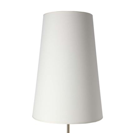 Candeeiro de chão TAFLO 1xE27/60W/230V branco/preto/dourado